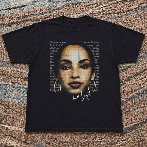 Other - Style Sade Adu Black Graphic Tee